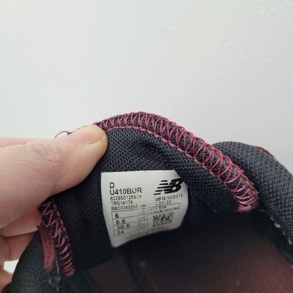New Balance 410 Burgundy Red Running Shoes Size: 6 US - Picture 10 of 10